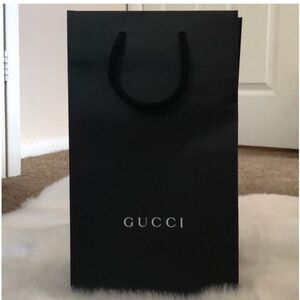 GUCCI BLACK SHOPPING BAG